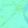 Mappa topografica La Pista, altitudine, rilievo