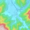 Mappa topografica 洋头, altitudine, rilievo