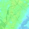 Mappa topografica Bacon Hill, altitudine, rilievo