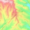 Mappa topografica Tamayo, altitudine, rilievo