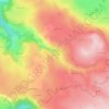 Mappa topografica Ventelon, altitudine, rilievo