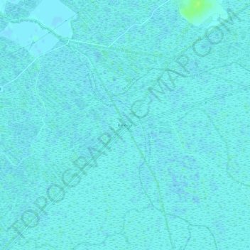 Mappa topografica Bellevue, altitudine, rilievo