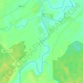Mappa topografica Сопки, altitudine, rilievo
