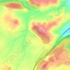 Mappa topografica Las Pendientes, altitudine, rilievo