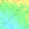 Mappa topografica Venours, altitudine, rilievo