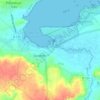 Mappa topografica Lez Armor, altitudine, rilievo