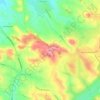 Mappa topografica Birot, altitudine, rilievo
