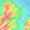Mappa topografica Mancini, altitudine, rilievo
