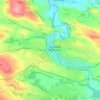 Mappa topografica Pont-de-Beauvoisin, altitudine, rilievo