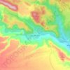 Mappa topografica Jalcomulco, altitudine, rilievo
