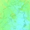 Mappa topografica Albina, altitudine, rilievo