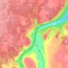 Mappa topografica Marshall, altitudine, rilievo
