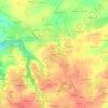 Mappa topografica Lesvern, altitudine, rilievo