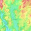 Mappa topografica La Petite Bordé, altitudine, rilievo