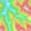 Mappa topografica Sartrou Bas, altitudine, rilievo