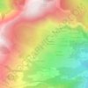 Mappa topografica Léard, altitudine, rilievo