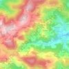 Mappa topografica La Brally, altitudine, rilievo