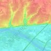 Mappa topografica Le Bourg, altitudine, rilievo