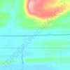 Mappa topografica Hughes, altitudine, rilievo