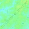 Mappa topografica Allonville, altitudine, rilievo
