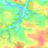Mappa topografica Moulin, altitudine, rilievo
