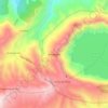 Mappa topografica Milinguana, altitudine, rilievo