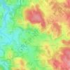Mappa topografica Le Mazel, altitudine, rilievo