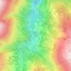 Mappa topografica Les Choseaux Ville, altitudine, rilievo