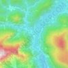 Mappa topografica Faidona, altitudine, rilievo