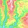 Mappa topografica Longpuech, altitudine, rilievo