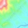 Mappa topografica Hideaway Mountain Lake Dam, altitudine, rilievo