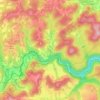 Mappa topografica Prudence, altitudine, rilievo