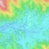 Mappa topografica Uharte, altitudine, rilievo