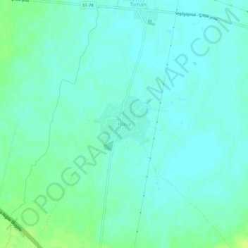 Mappa topografica Hasa, altitudine, rilievo