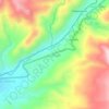 Mappa topografica Cascajal, altitudine, rilievo