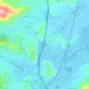 Mappa topografica Las Gallinas, altitudine, rilievo