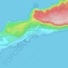 Mappa topografica Beauséjour, altitudine, rilievo