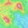 Mappa topografica 小夏威夷瀑布, altitudine, rilievo