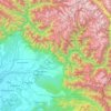 Mappa topografica Lohit District, altitudine, rilievo