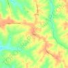 Mappa topografica Jericho, altitudine, rilievo