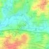 Mappa topografica La Haute Roche, altitudine, rilievo