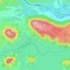 Mappa topografica Les Vailhés, altitudine, rilievo