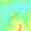 Mappa topografica Fort McKavett, altitudine, rilievo