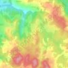 Mappa topografica Clargourt, altitudine, rilievo