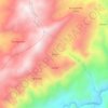 Mappa topografica Tucto, altitudine, rilievo