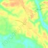 Mappa topografica Lanesville, altitudine, rilievo