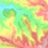 Mappa topografica Rocagrossa, altitudine, rilievo