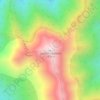 Mappa topografica Cerro Purgatorio, altitudine, rilievo