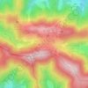 Mappa topografica Source de la Doller, altitudine, rilievo