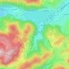 Mappa topografica Les Rochottes, altitudine, rilievo